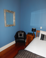 Chair and Feature Mirror in the Blue Room