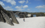 Waka and Wave Sculpture on the Whangarei Art Trail