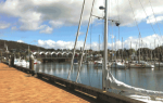 View from the Town Basin Marina towards the Market Bridge